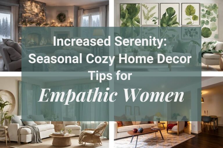 Cozy Home Decor Tips for Empathic Women How to Create a Seasonally Serene Home