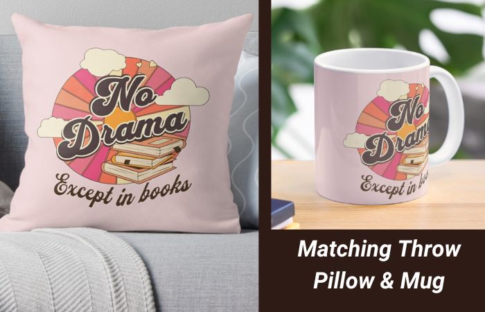 Reading Lovers - Funny Throw Pillow