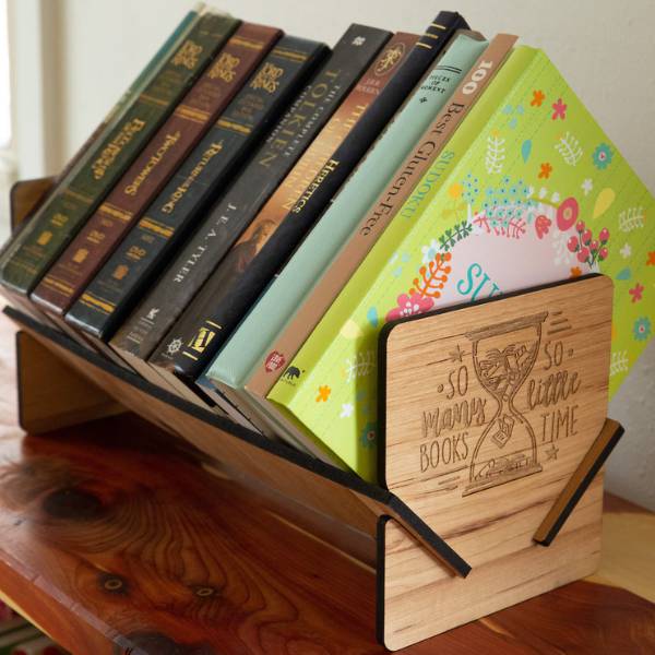 Handmade Wooden Tabletop Bookshelf