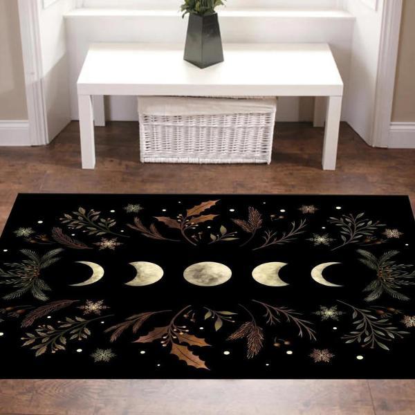 Mystic Theme Area Rug for Reading Nook